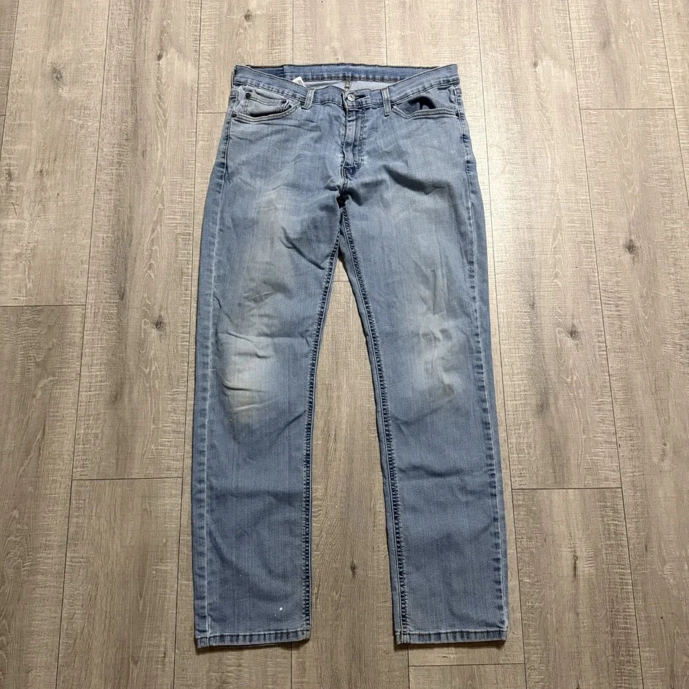 Levi 541 Athletic Fit Tapered Leg Jeans Light Denim Blue Men's Size 36 x 34